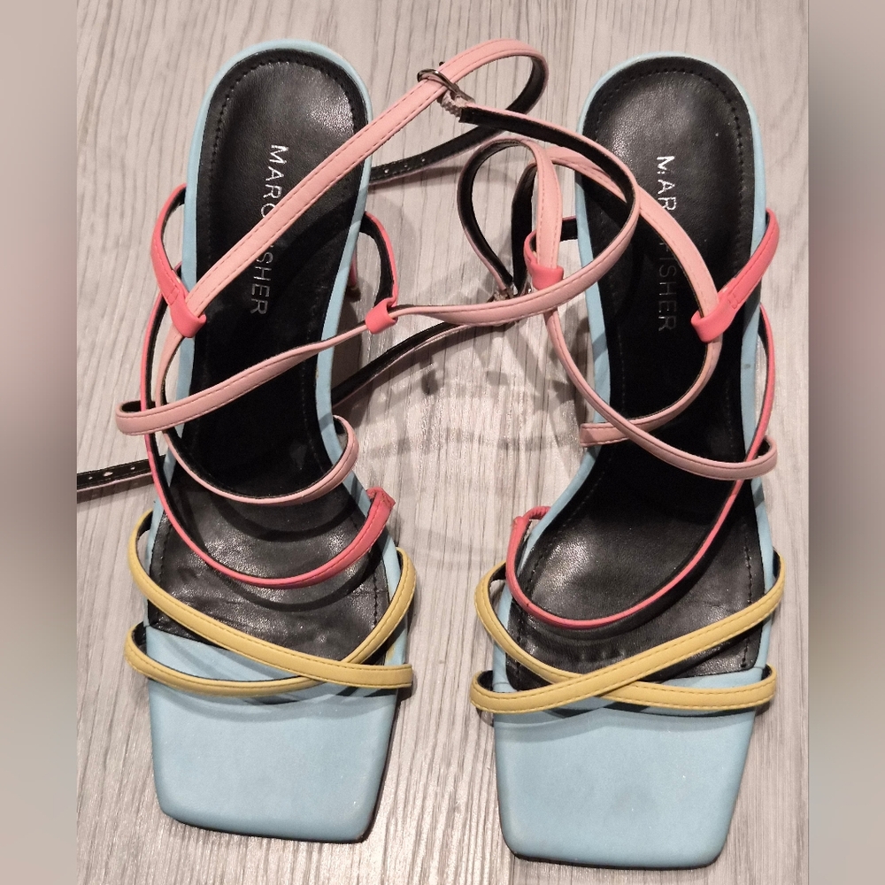 Marc Fisher Multicolor Strappy Heels